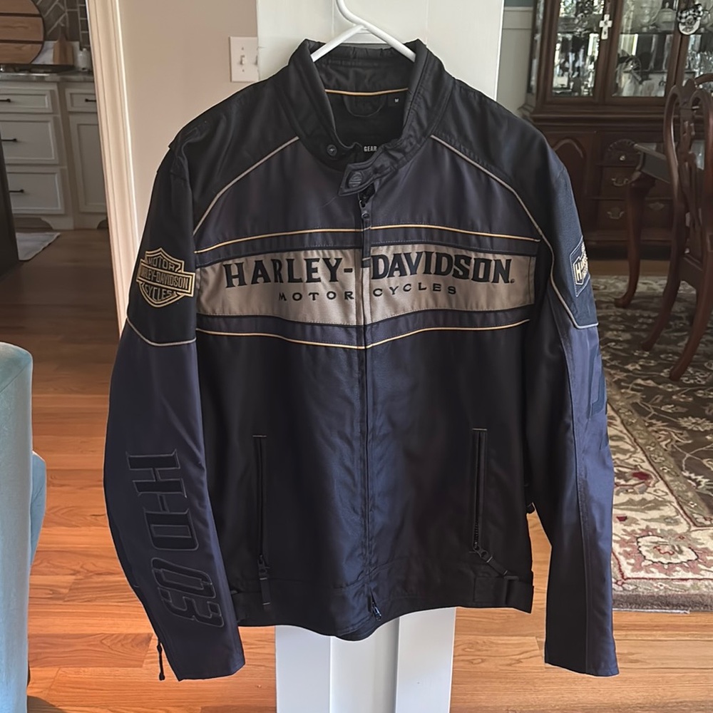 Harley-Davidson Black and Tan Performance Jacket